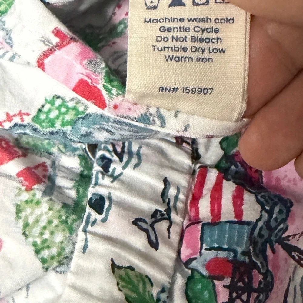 Printfresh Lighthouse Keeper Nautical White Pajama Shorts Organic Cotton XL